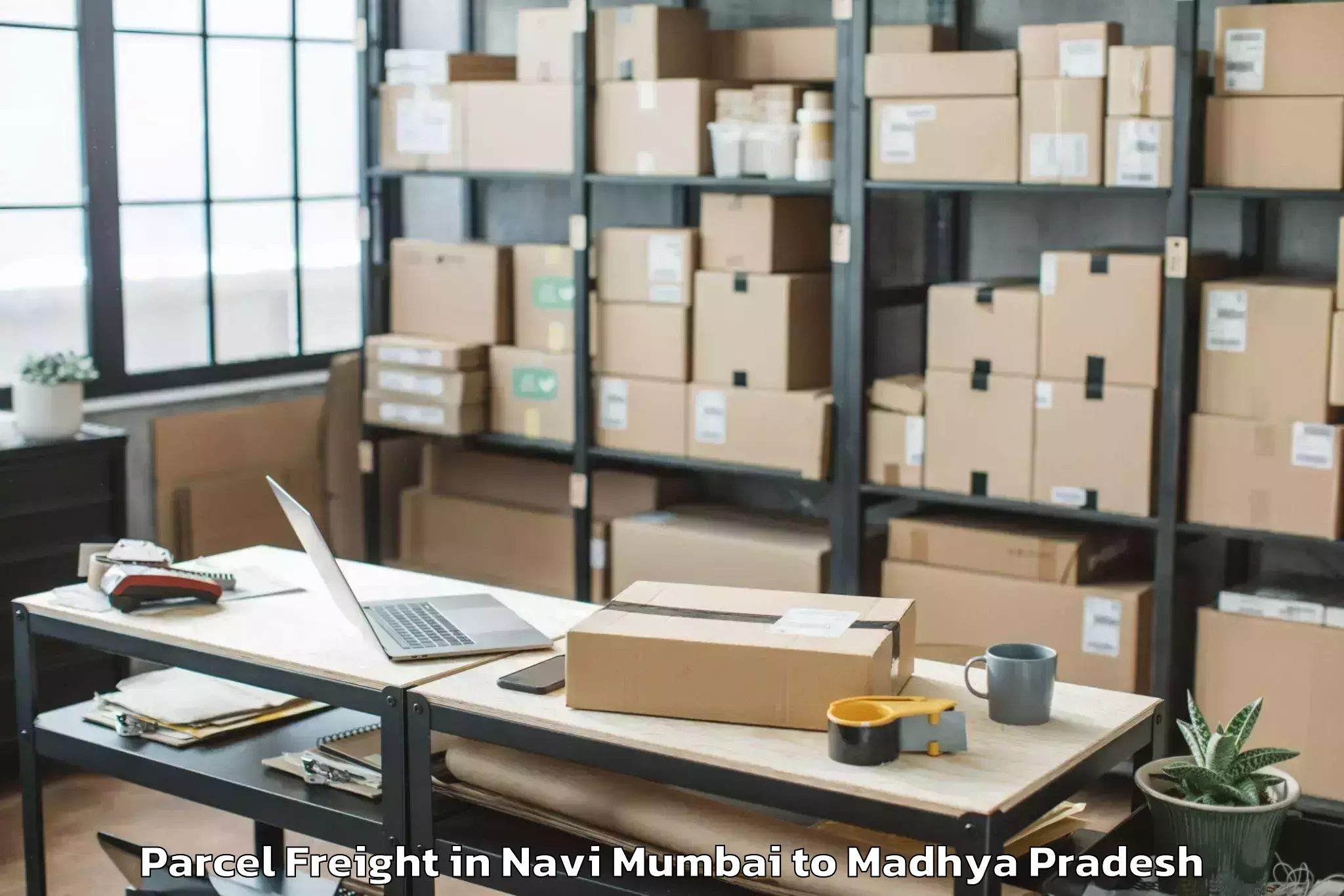 Professional Navi Mumbai to Badod Parcel Freight